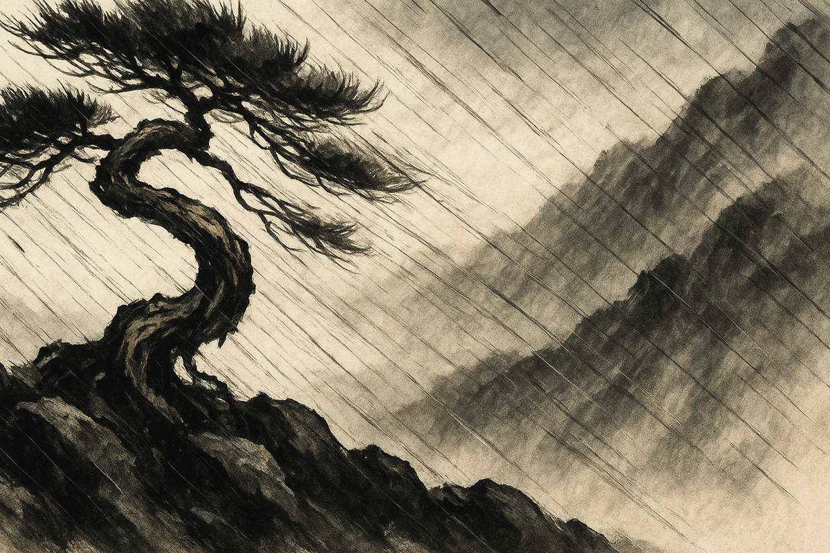 성령사연소나무 다양한 각도 3 - 수백 년의 연단을 거친 강인함